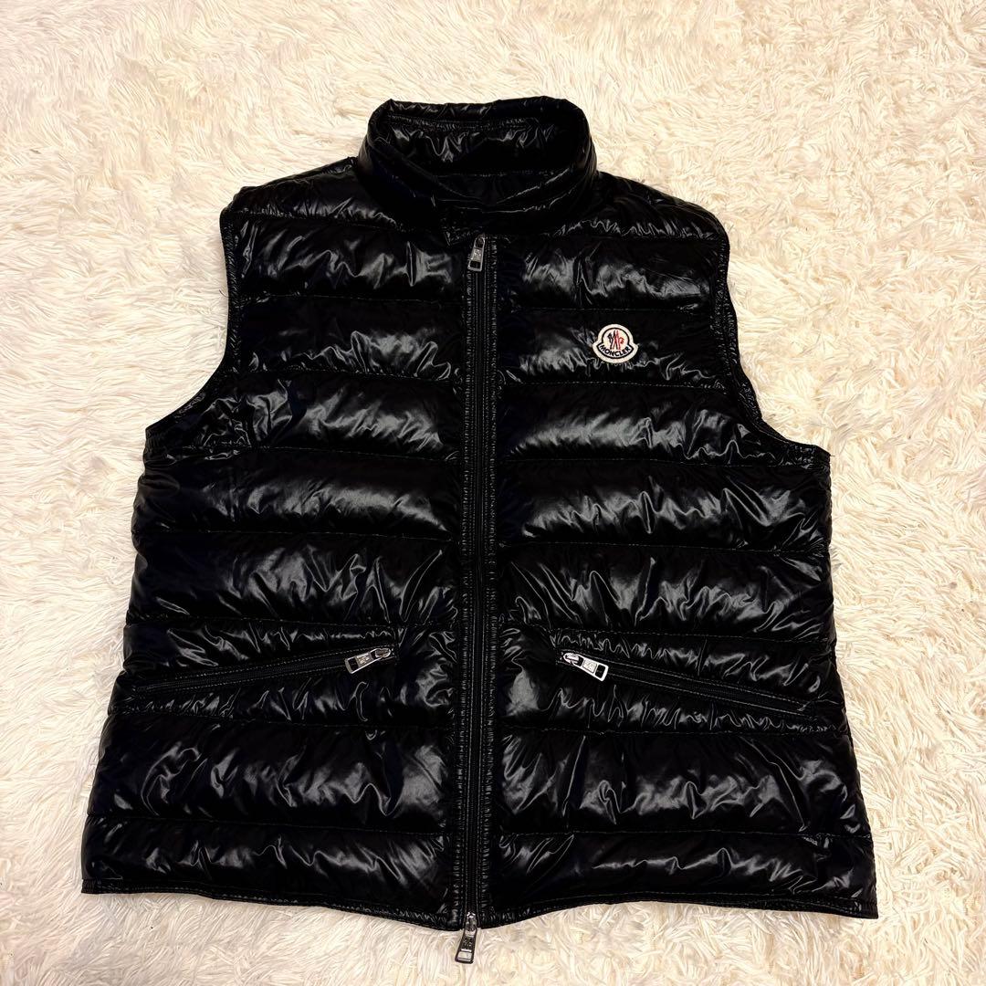 美品 サイズ2 MONCLER モンクレール GUI GILET ライトダウン
