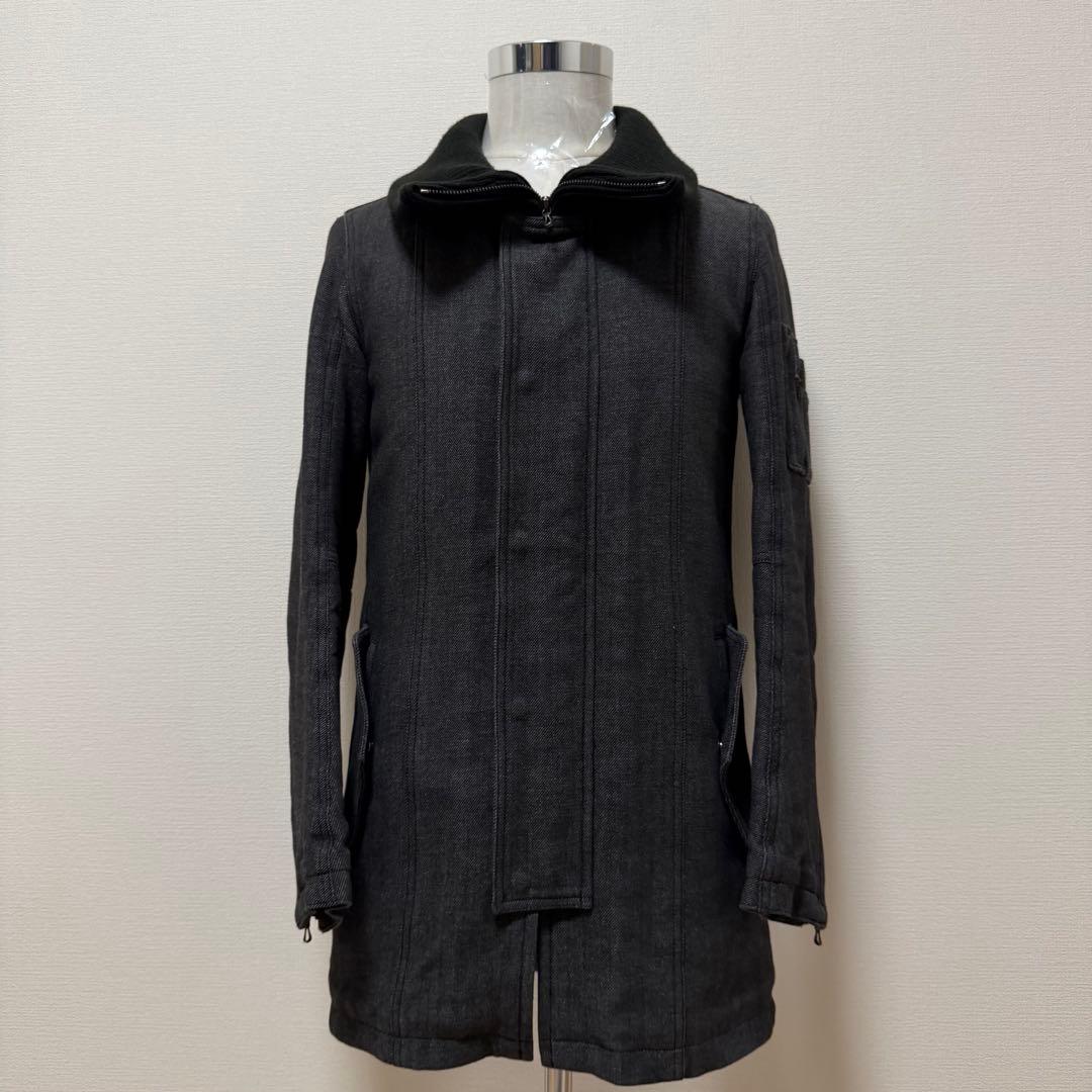 ジャケット・アウター SHELLAC Fleece Long Jacket Gray M Y2K