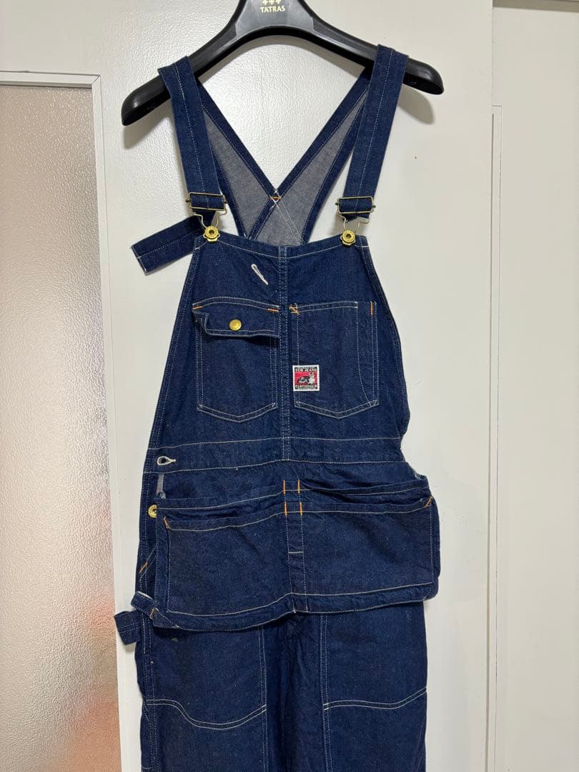エプロン付き◆TCB jeans◆28日本製デニムオーバーオールHANDYMAN
