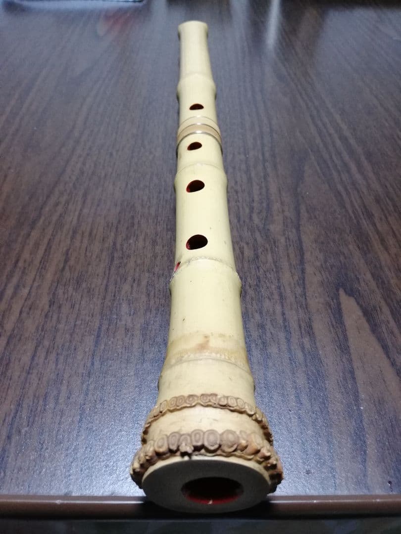 尺八　琴古流6穴　2印　1.6寸　約48.5㌢