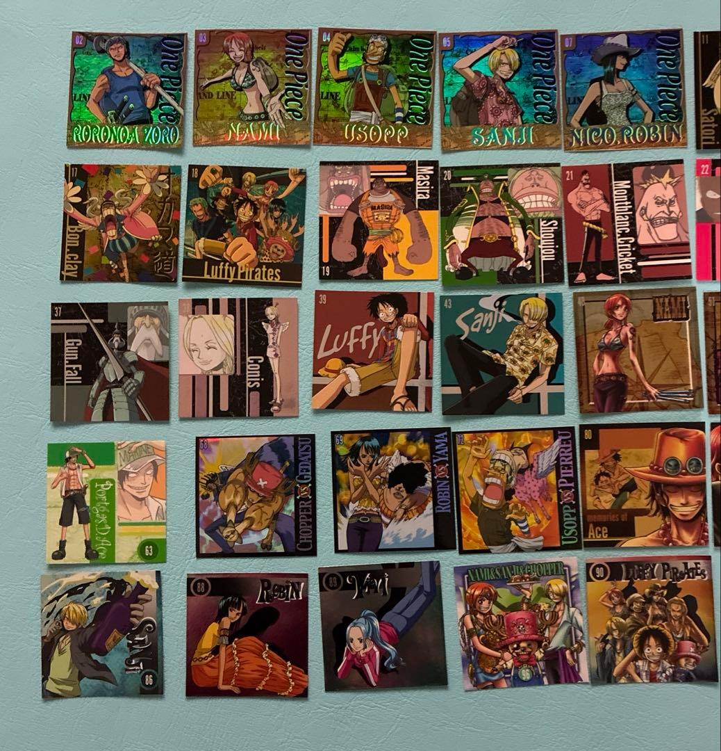 平成レトロ激レア　ワンピース　森永シール45枚セット