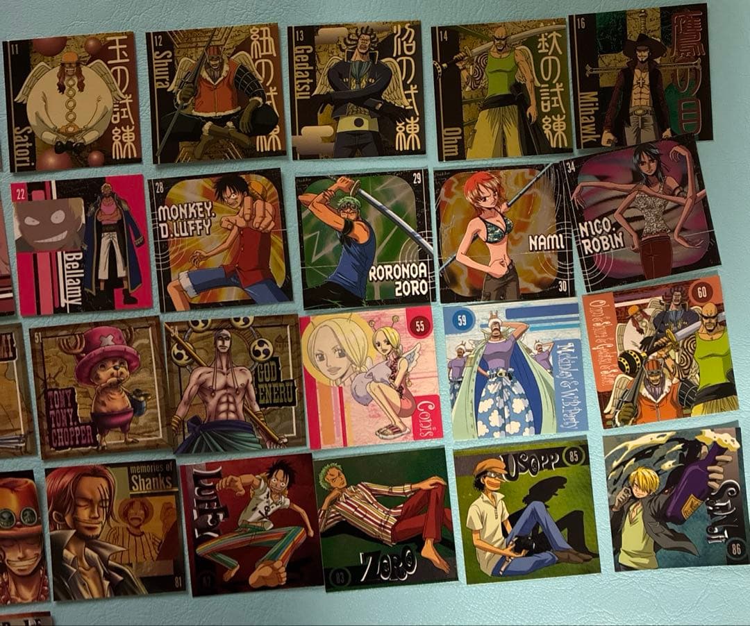 平成レトロ激レア　ワンピース　森永シール45枚セット