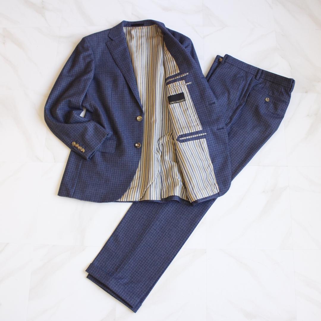 ONLY PREMIO セットアップスーツ Mサイズ カノニコ ネイビー