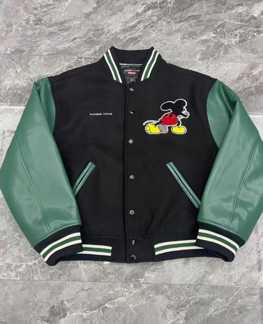 トップス Supreme Number (N)ine Mickey Varsity