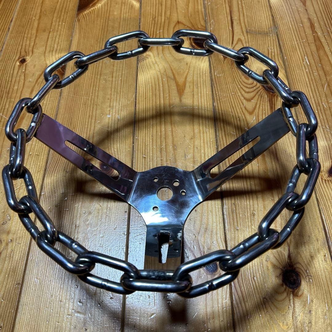 チェーンステアリング　70's ローライダー チカーノ　インパラ　ベルエア