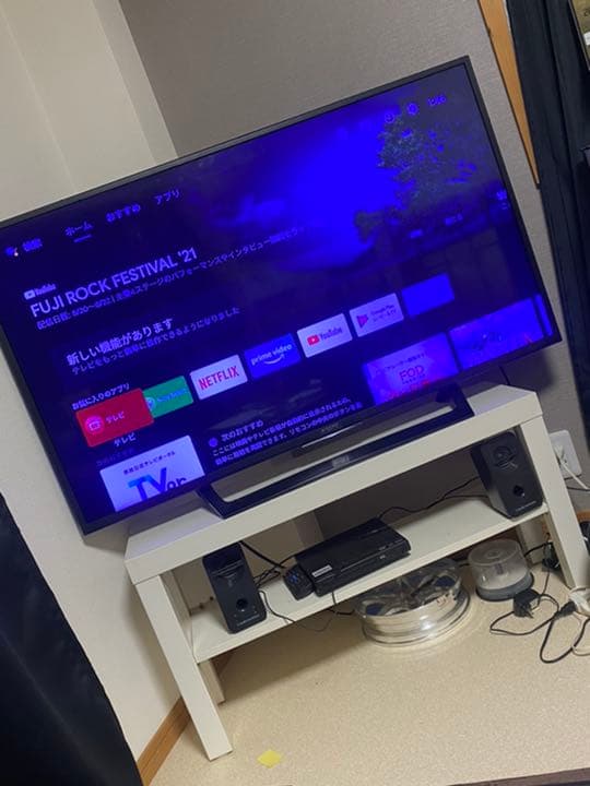SONY テレビ　49型　YouTube