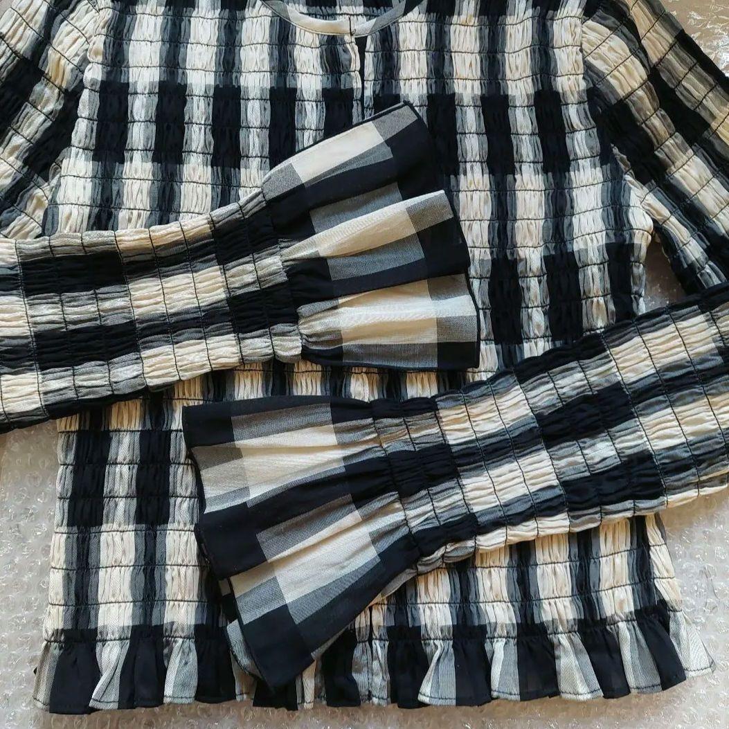 CLANE クラネ SHIRRING DESIGN BLOUSE サイズ1