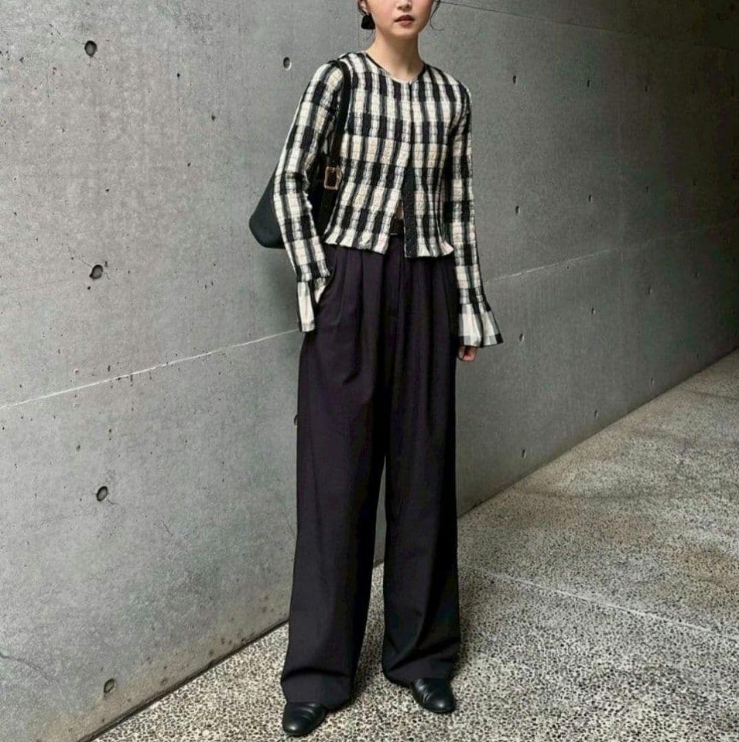 CLANE クラネ SHIRRING DESIGN BLOUSE サイズ1