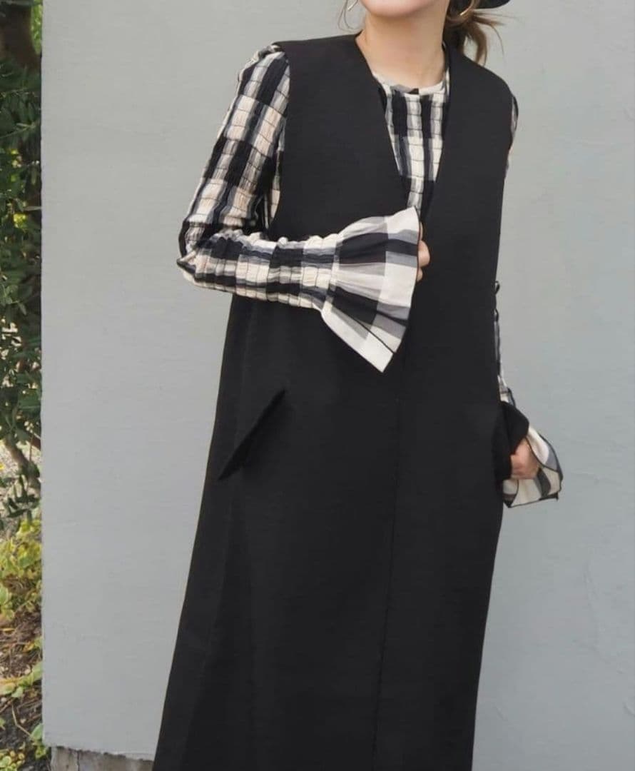 CLANE クラネ SHIRRING DESIGN BLOUSE サイズ1