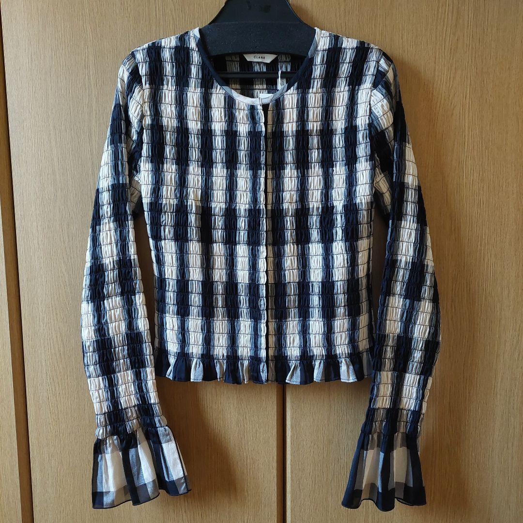 CLANE クラネ SHIRRING DESIGN BLOUSE サイズ1