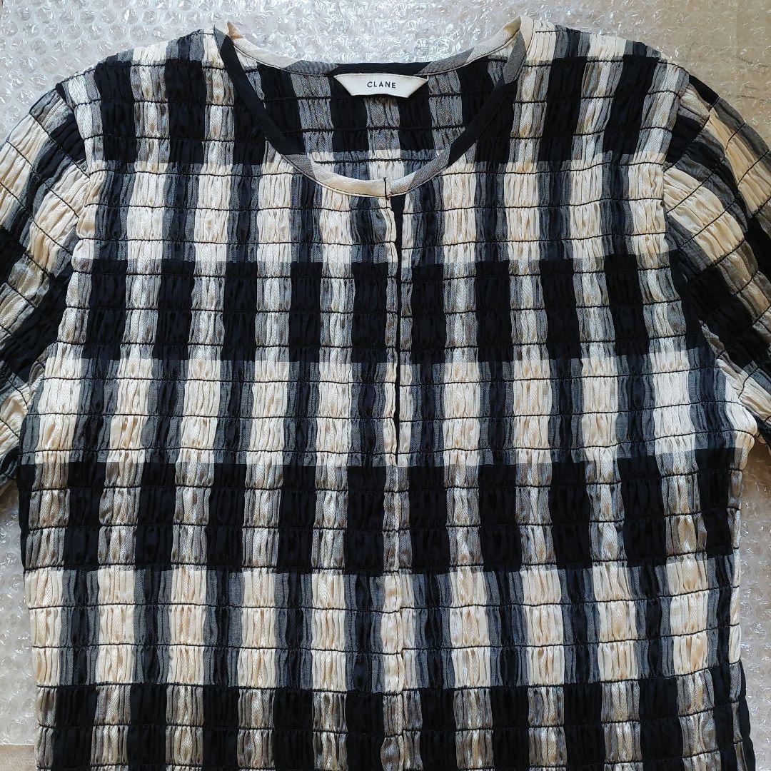 CLANE クラネ SHIRRING DESIGN BLOUSE サイズ1