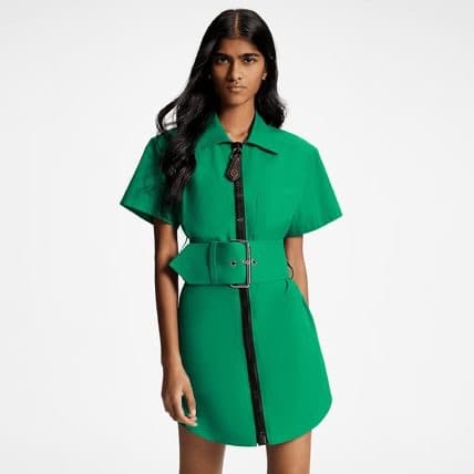 ルイヴィトン　Louis Vittonシャツドレスワンピース