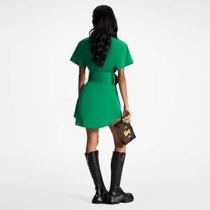 ルイヴィトン　Louis Vittonシャツドレスワンピース