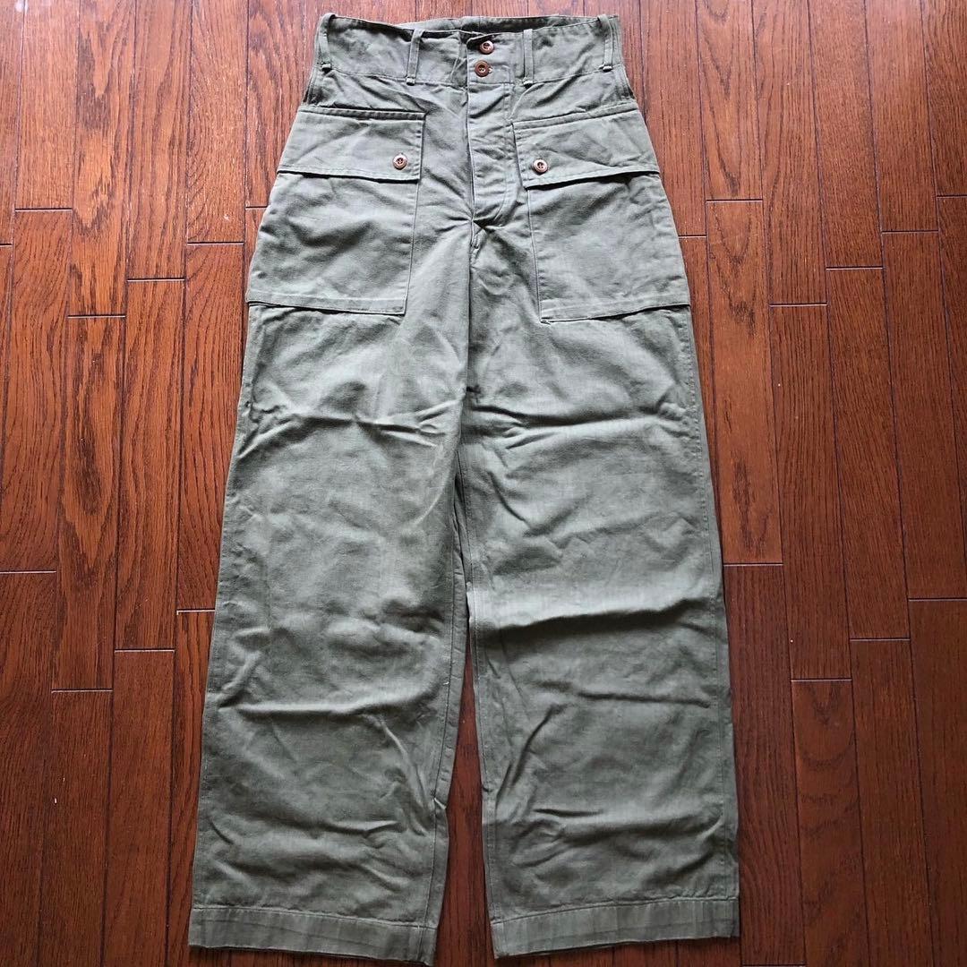 オランダ海軍 HBT カーゴパンツ 40-50s