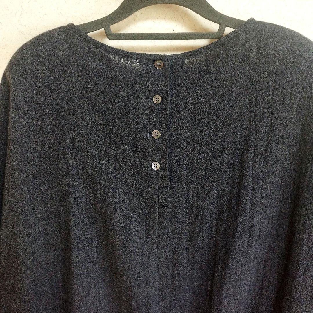 【美品】a. エードット 大橋歩 イオグラフィック　ガーゼワンピース