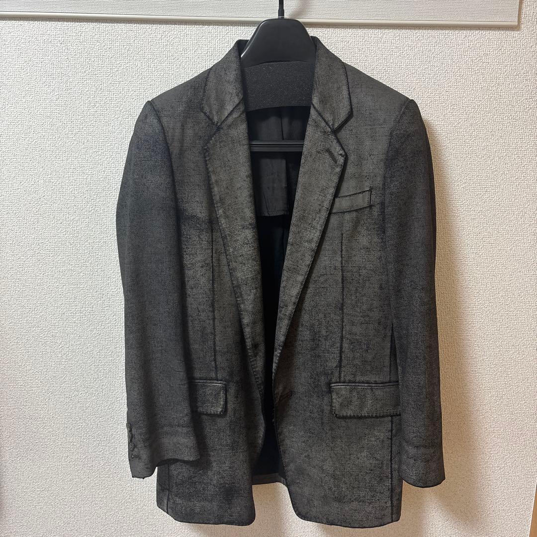 マルタンマルジェラ/05AW/本人期/ペイント加工ジャケット/ドール期モチーフ