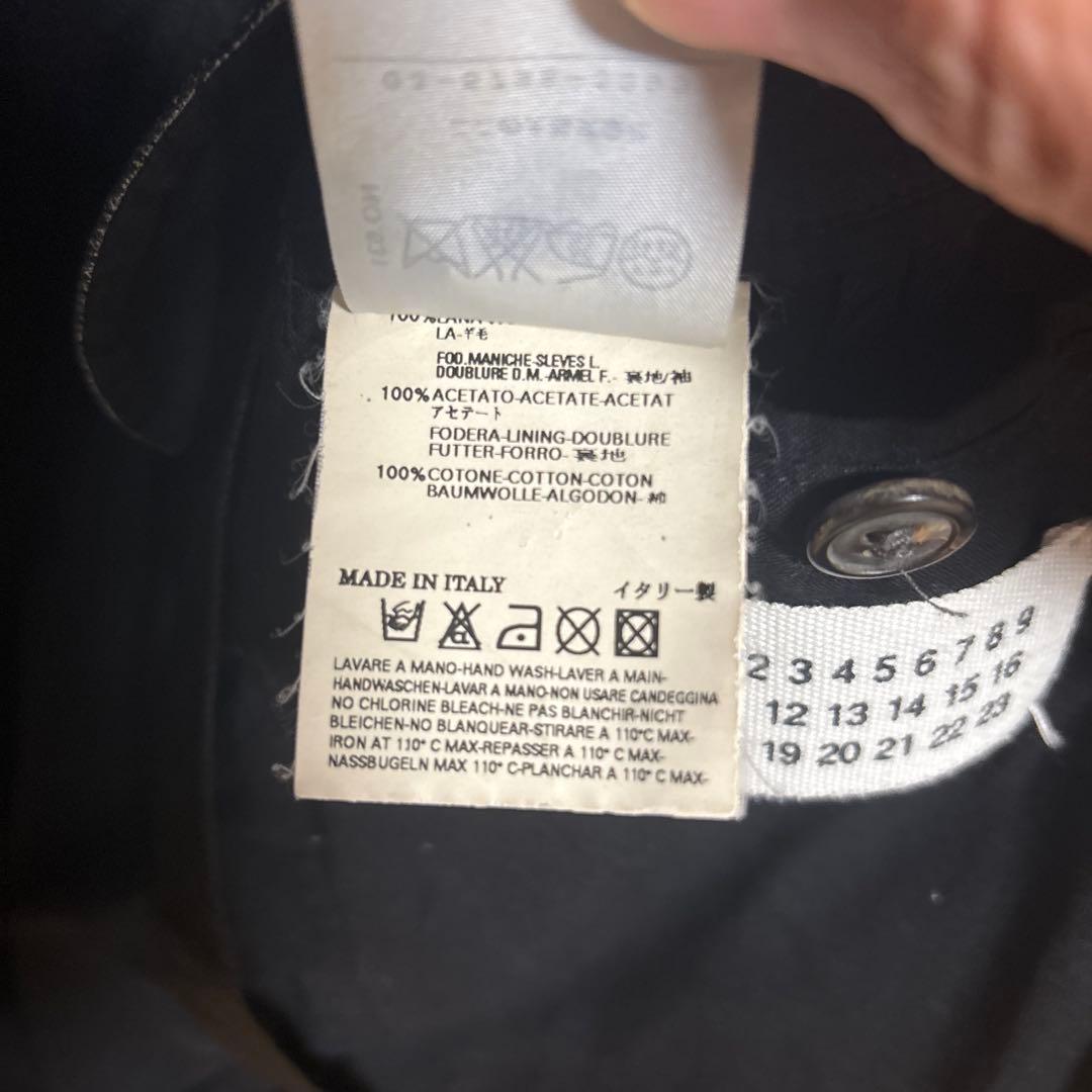 マルタンマルジェラ/05AW/本人期/ペイント加工ジャケット/ドール期モチーフ