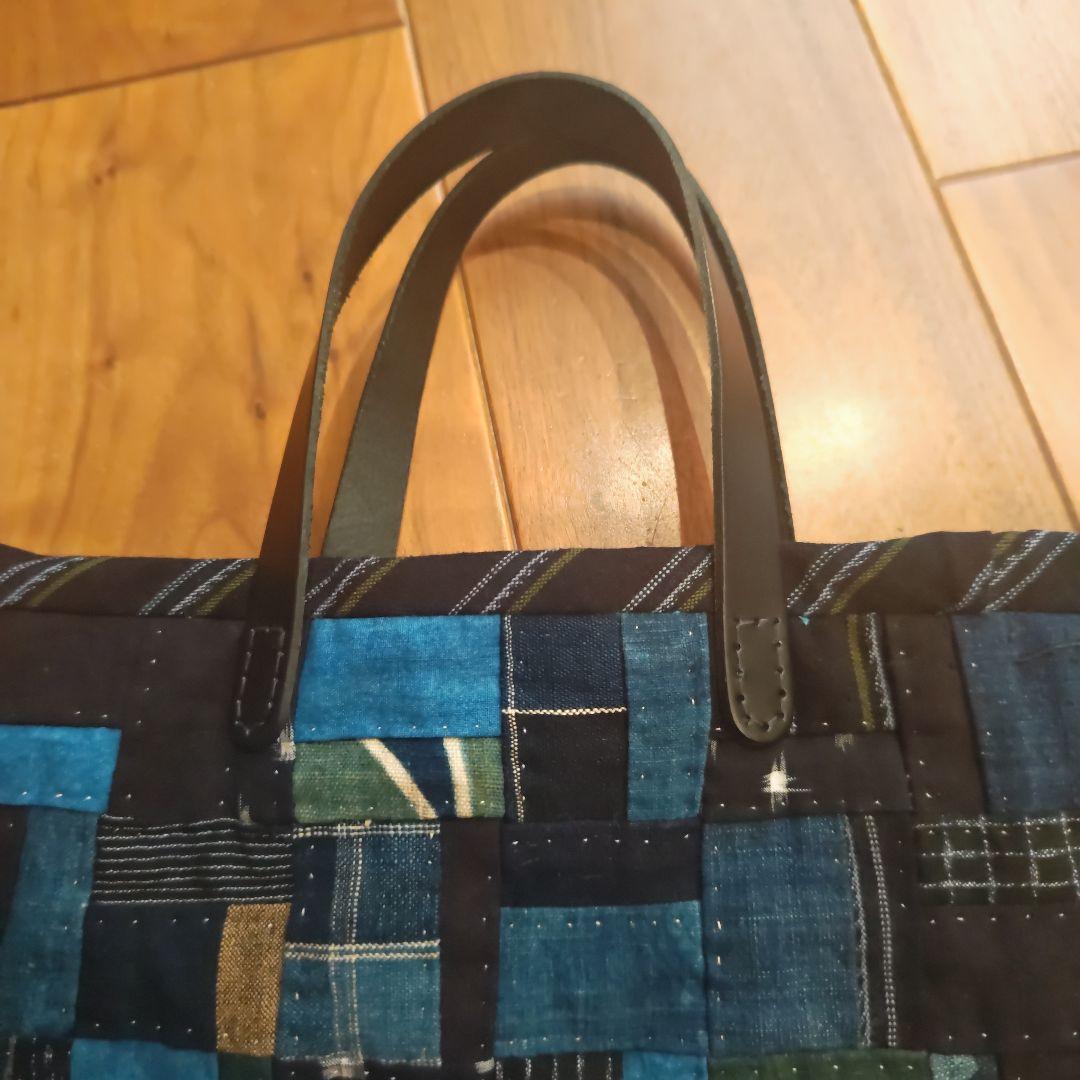 藍染古布のバッグです