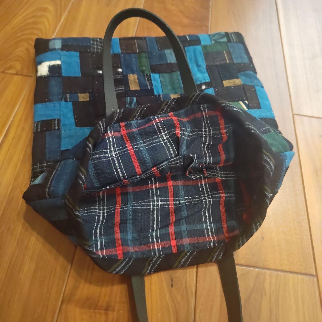 藍染古布のバッグです