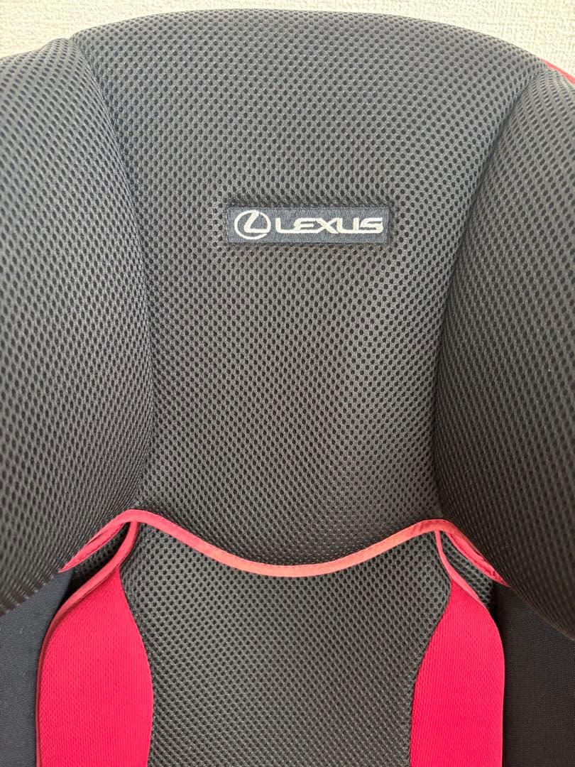 Lexus ハイバックチャイルドシート 黒/赤　純正