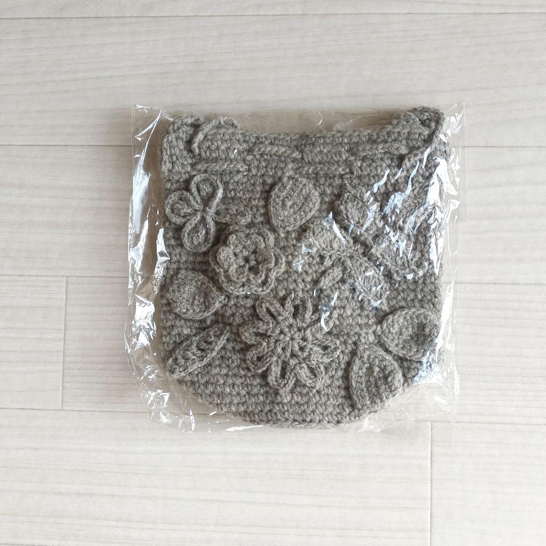 SM2＊ tsuharu ＊ペルーニット手編み前後着ベスト＊ベージュ★ 新品 ★