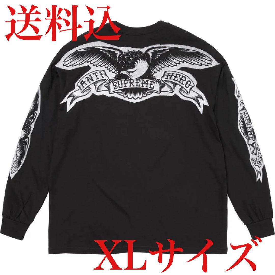 トップス Supreme x ANTIHERO Eagle L/S Tee Black