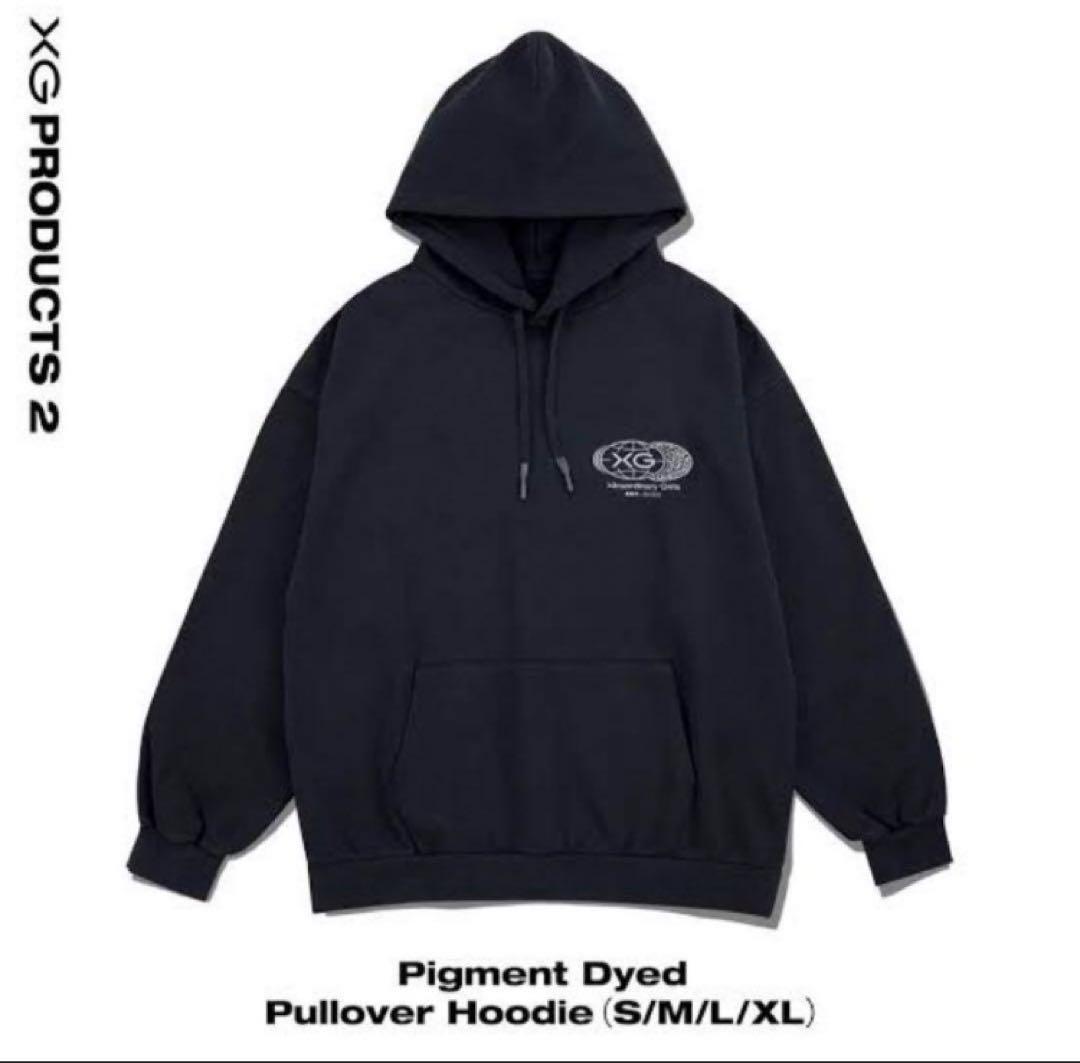 XG XGALX Pigment Dyed Pullover Hoodie M①