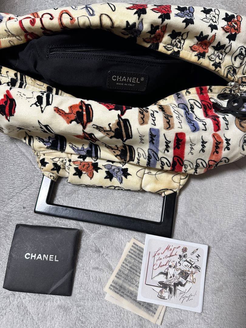 CHANEL カメリア ハンドル バッグ