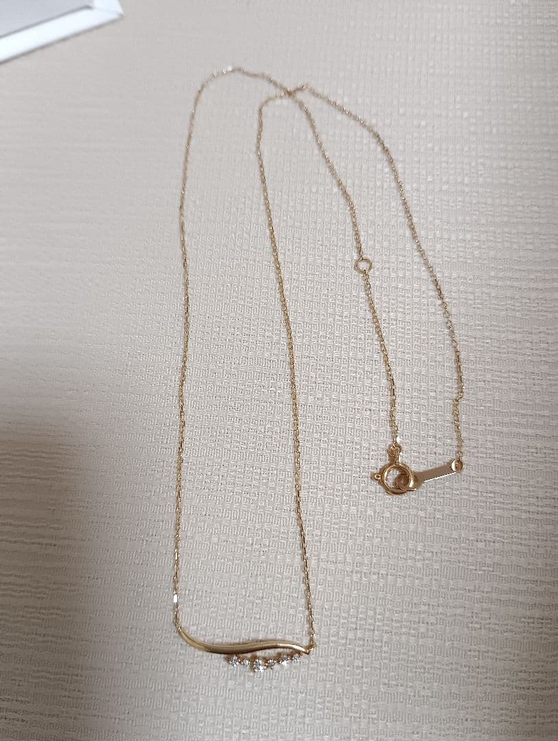 ☆専用☆4℃　K18　ネックレス　イエローゴールド　ダイヤモンド　新品未使用