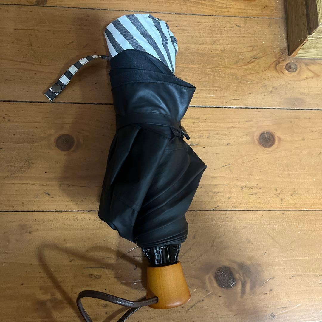 サンバリア100 三段折白黒ストライプ　used