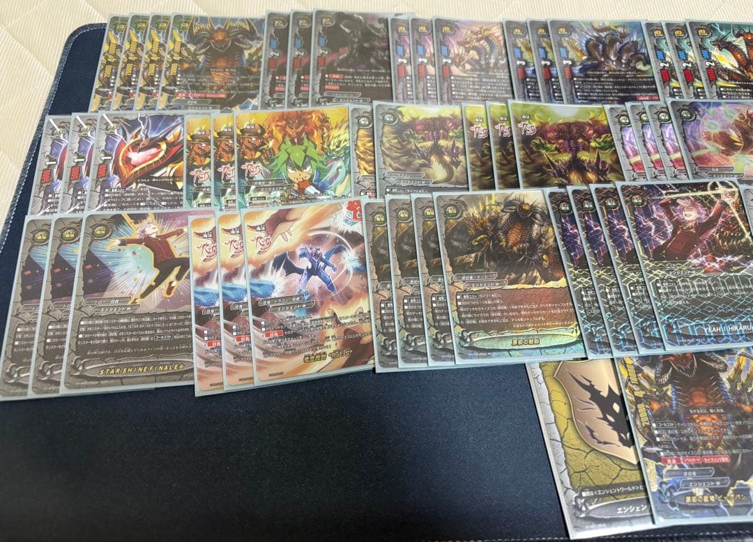 バディファイト　原初竜デッキ　スリーブ付き