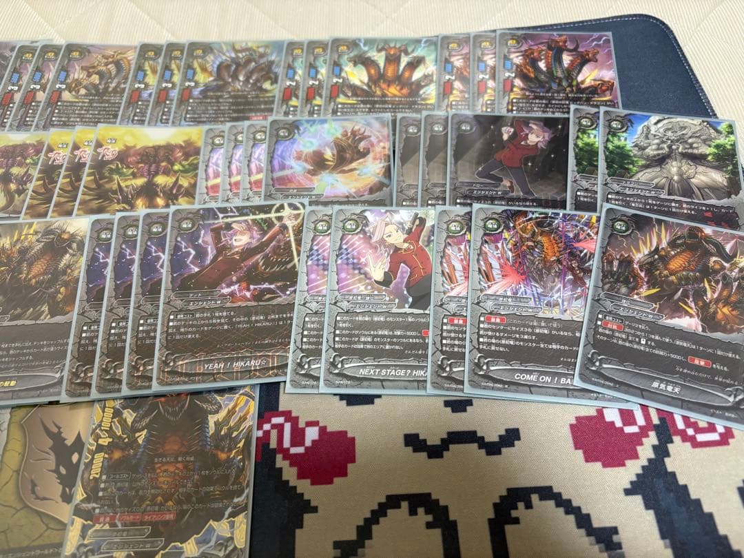 バディファイト　原初竜デッキ　スリーブ付き