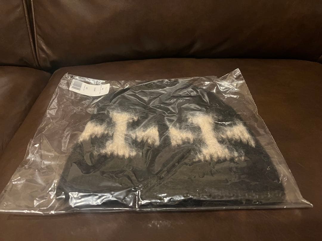 ASKYURSELF/BRUSHED CROSS BEANIE ビーニー