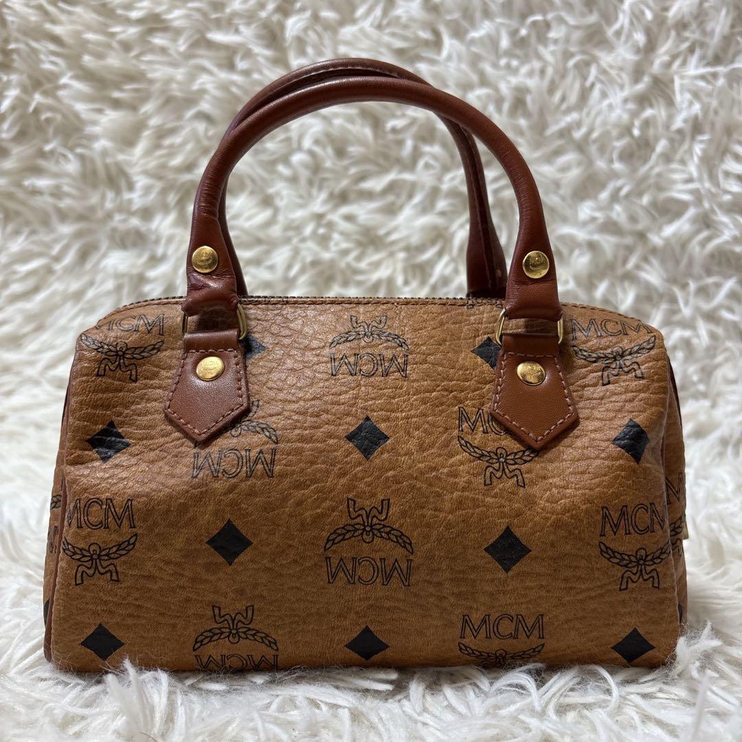 MCM エムシーエム ミニボストン 2way ショルダー ヴィセトス