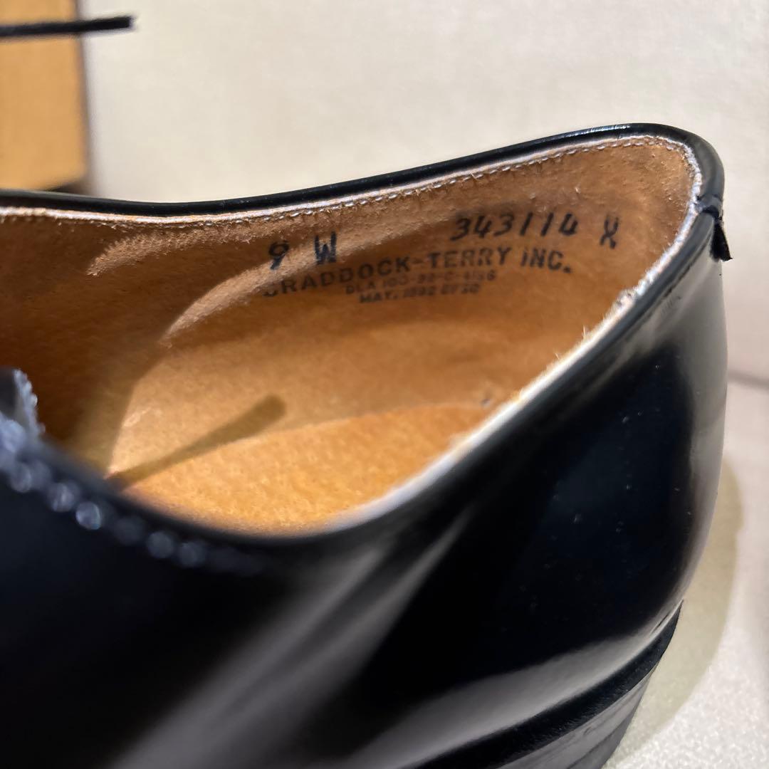 デッドストック 90’S U.S.NAVY サービスシューズ 9W 27cm