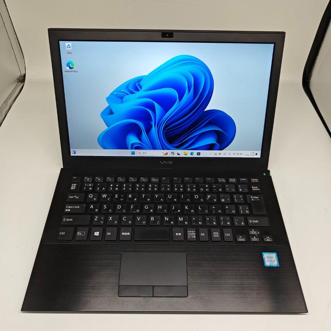 【VAIO】VJS 爆速i7 SSD256GB 8GB ブラック ノートPC