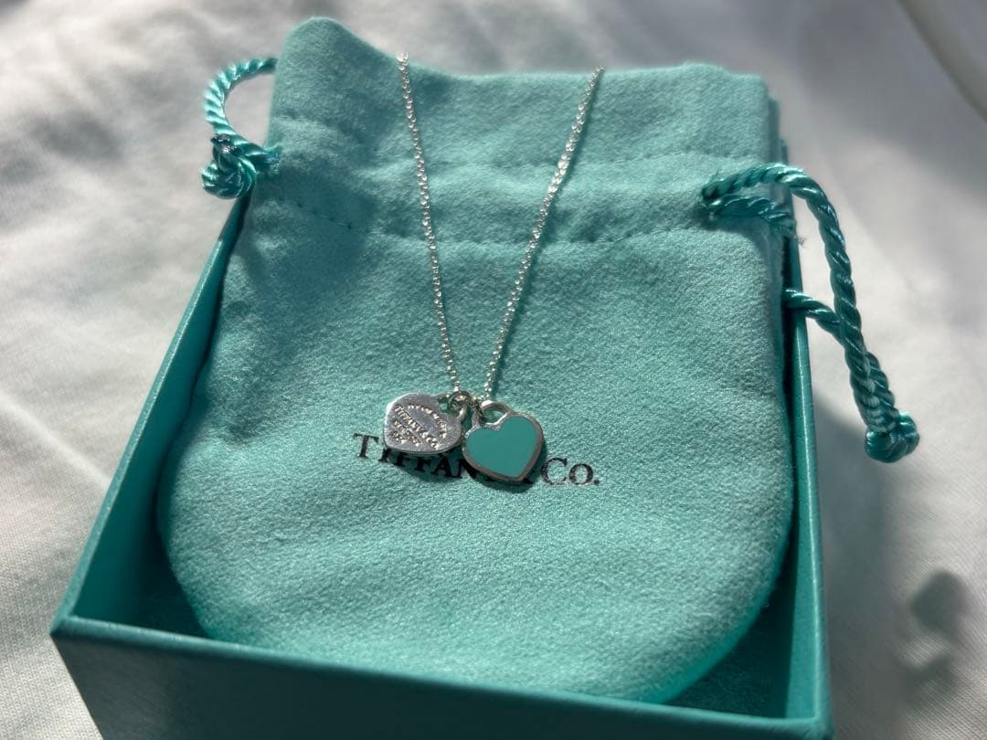 Tiffany リターントゥ ダブルハート ネックレス シルバー