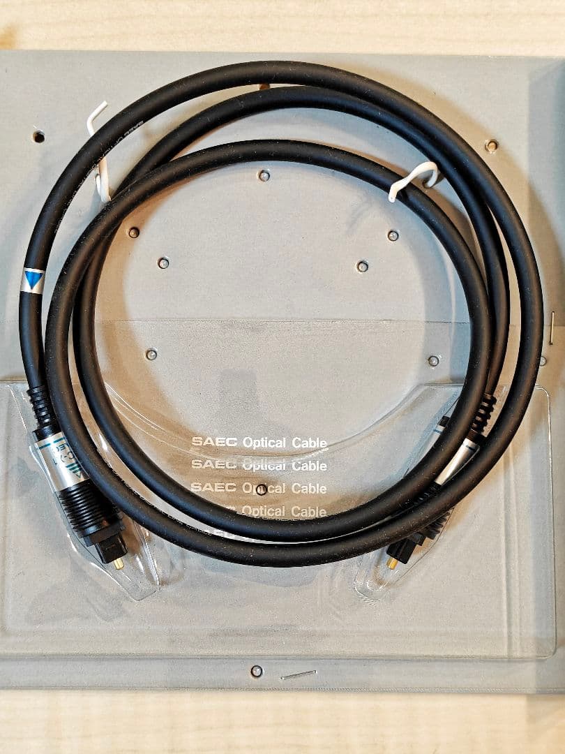 【動作未確認】SAEC OPC-X1 1m 光デジタルケーブル　両端角型　サエク
