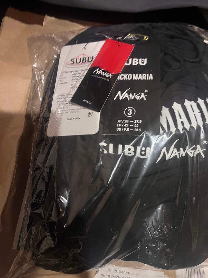 wackomaria ワコマリアnanga BEUGE サイズ3 25FW