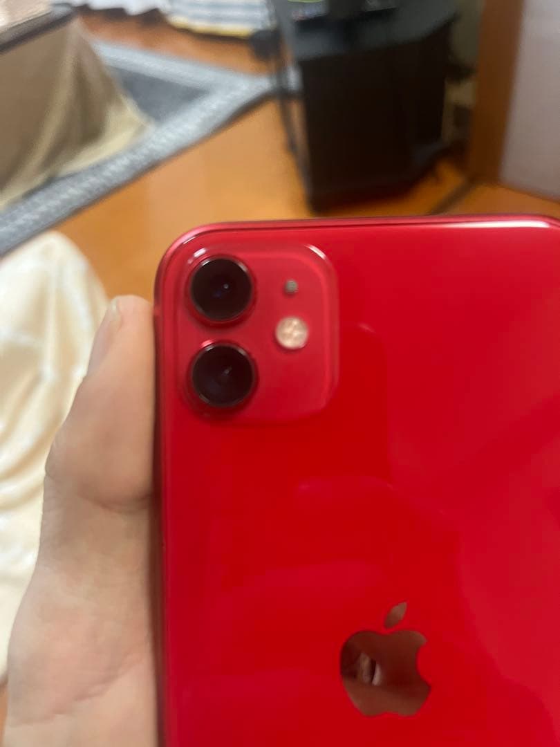 iPhone11 64GB レッド SIMフリー 美品　初期化済バッテリー84%