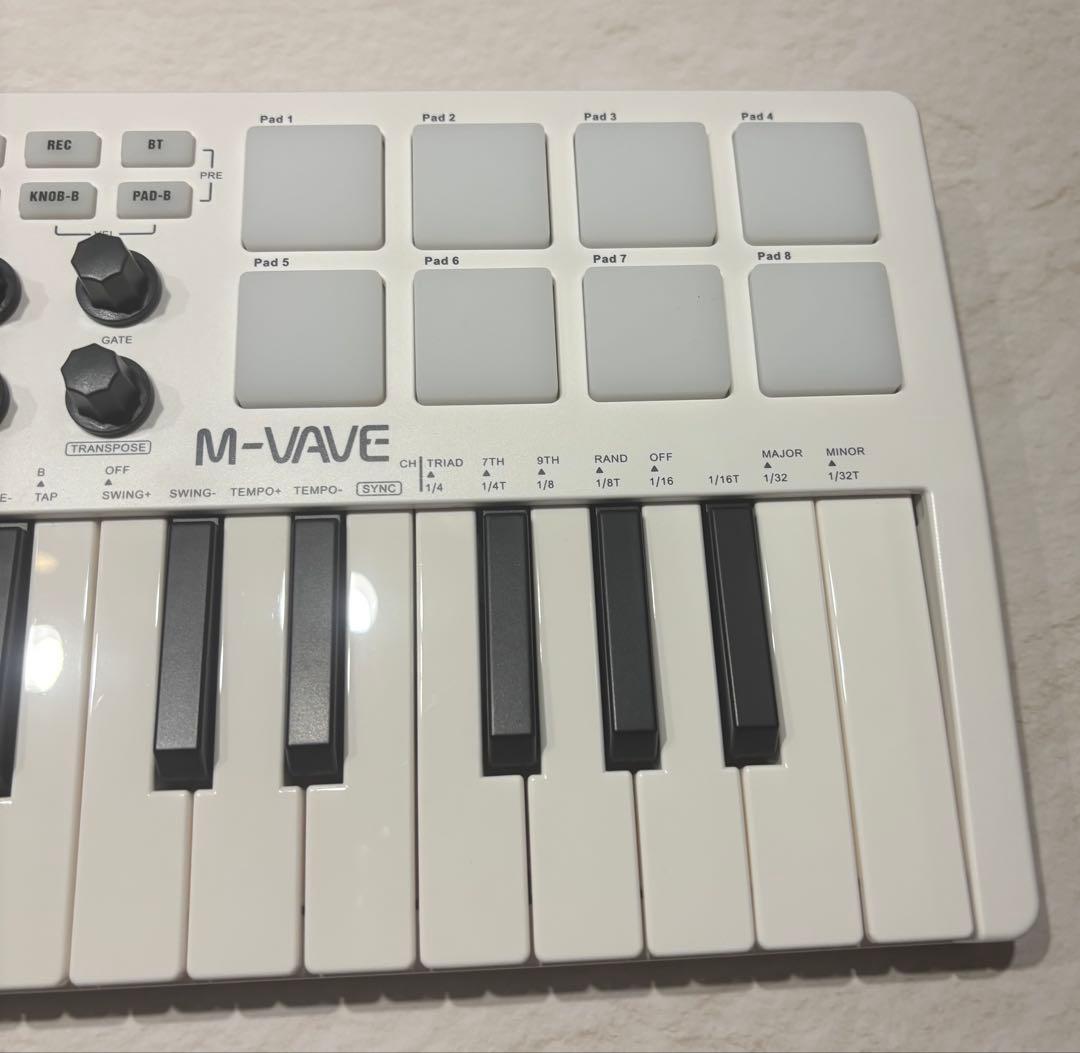 【期間限定値下げ】ワイヤレス MIDIキーボード M-Vave SMK25