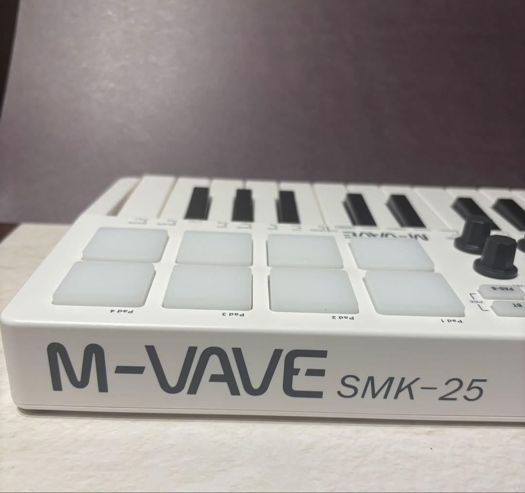 【期間限定値下げ】ワイヤレス MIDIキーボード M-Vave SMK25