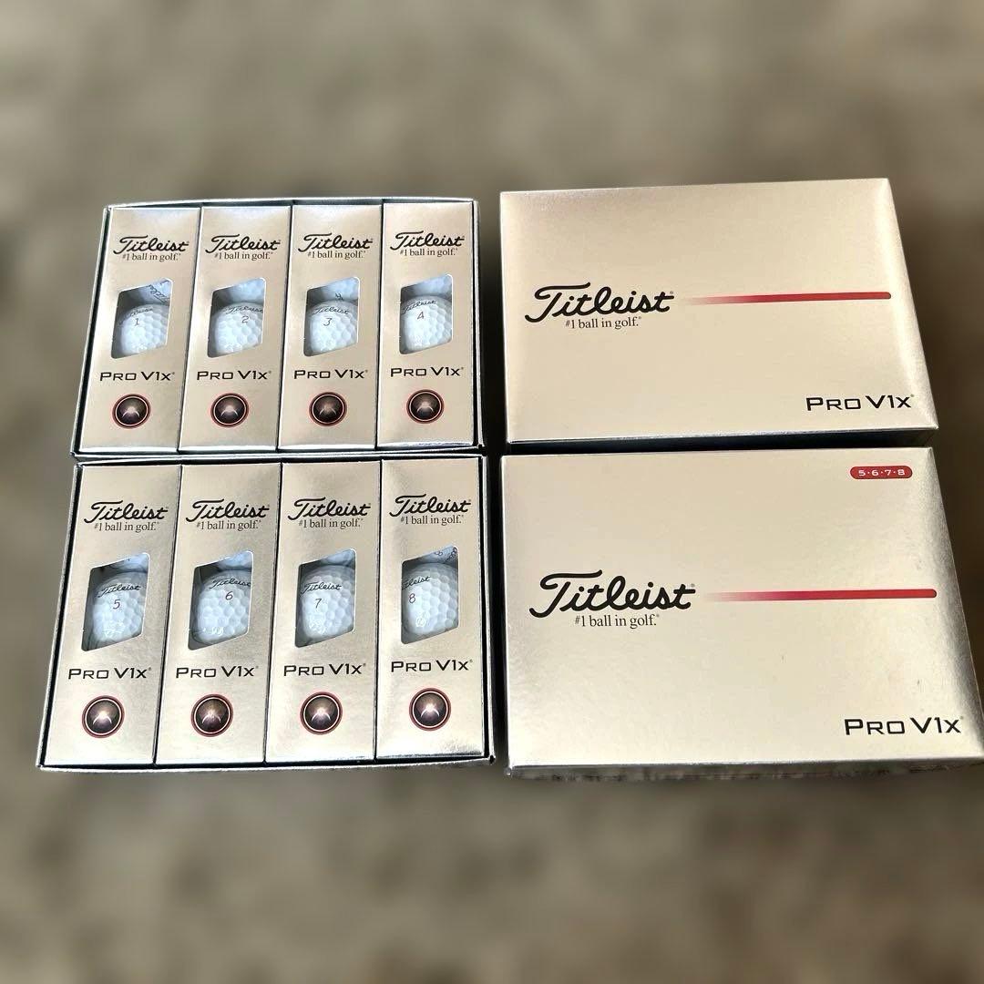 Titleist Pro V1x 2025年モデル 2ダース 24個