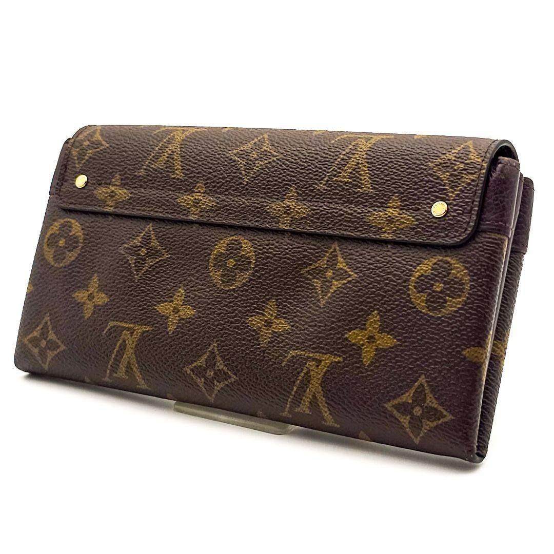 KM様　ポルトフォイユ　エリゼ　モノグラム　パープル　長財布　G442