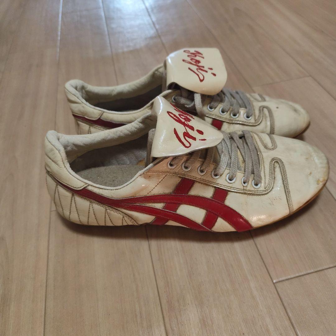 広島カープ　山本浩二　使用済み練習用スパイクシューズ