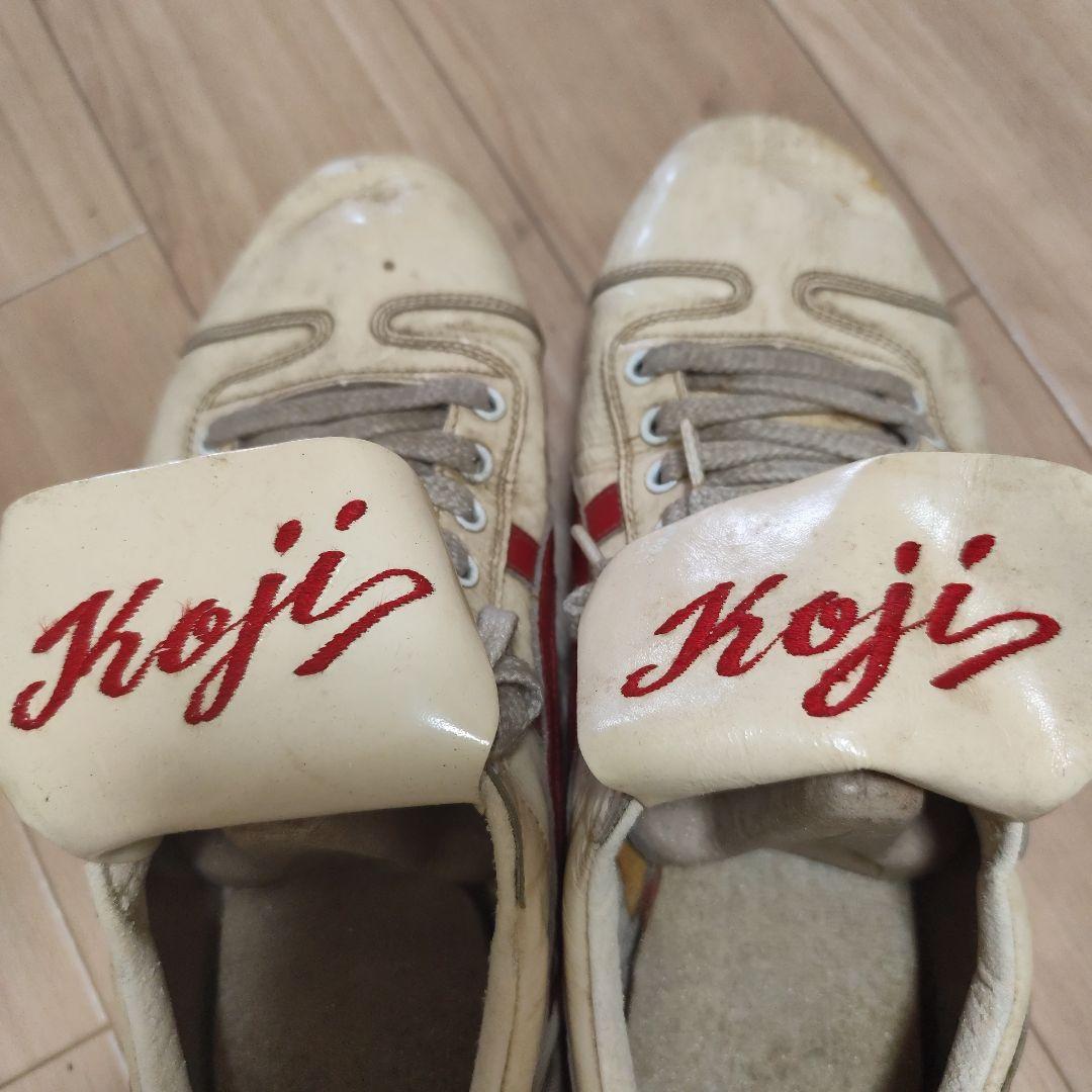 広島カープ　山本浩二　使用済み練習用スパイクシューズ