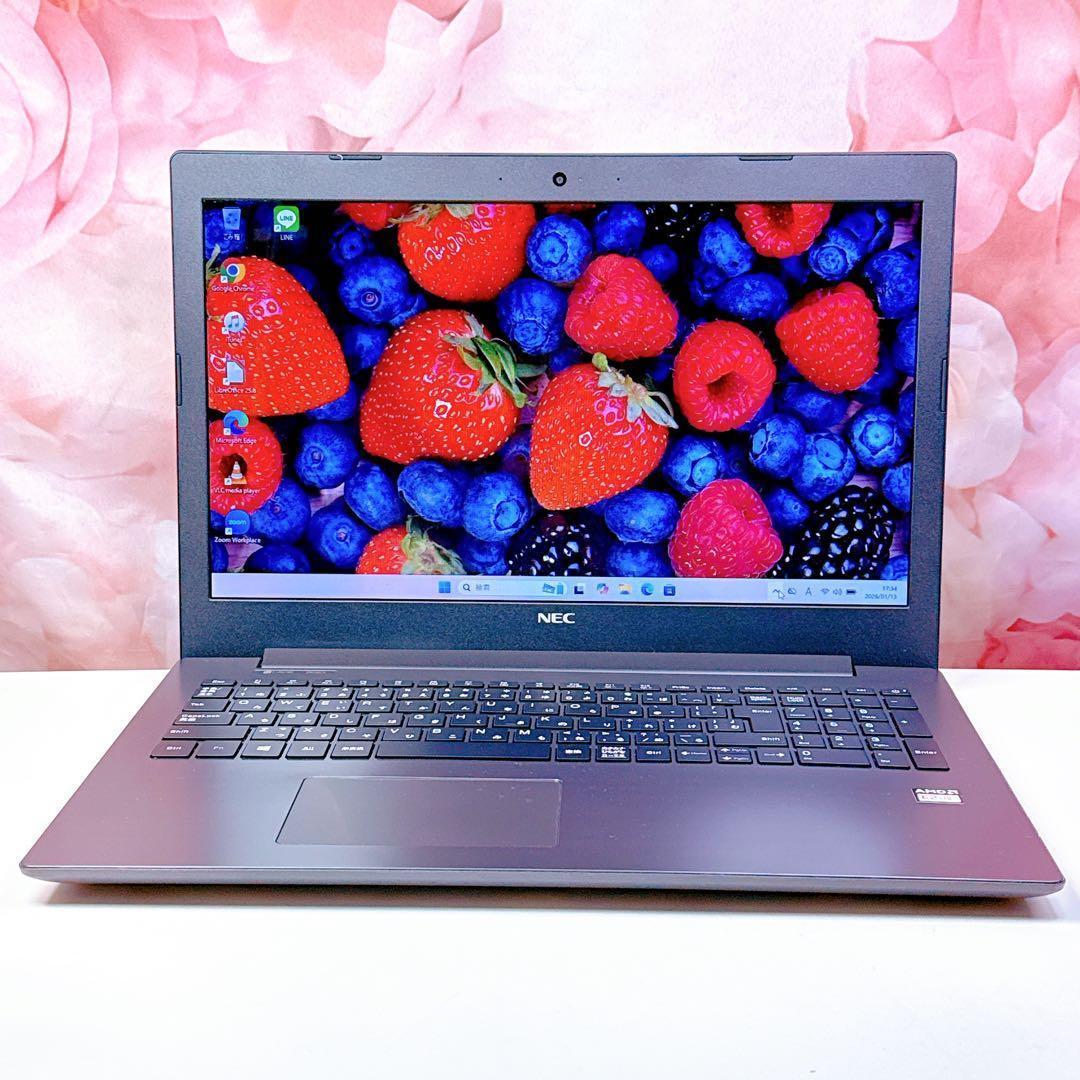 美品✨新品爆速SSD✨windows11 ノートパソコン✨オフィス カメラ