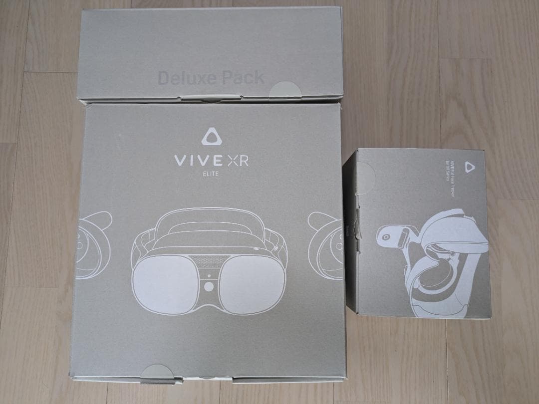 HTC VIVE XR Elite デラックスパック、フェイシャルトラッカー付き
