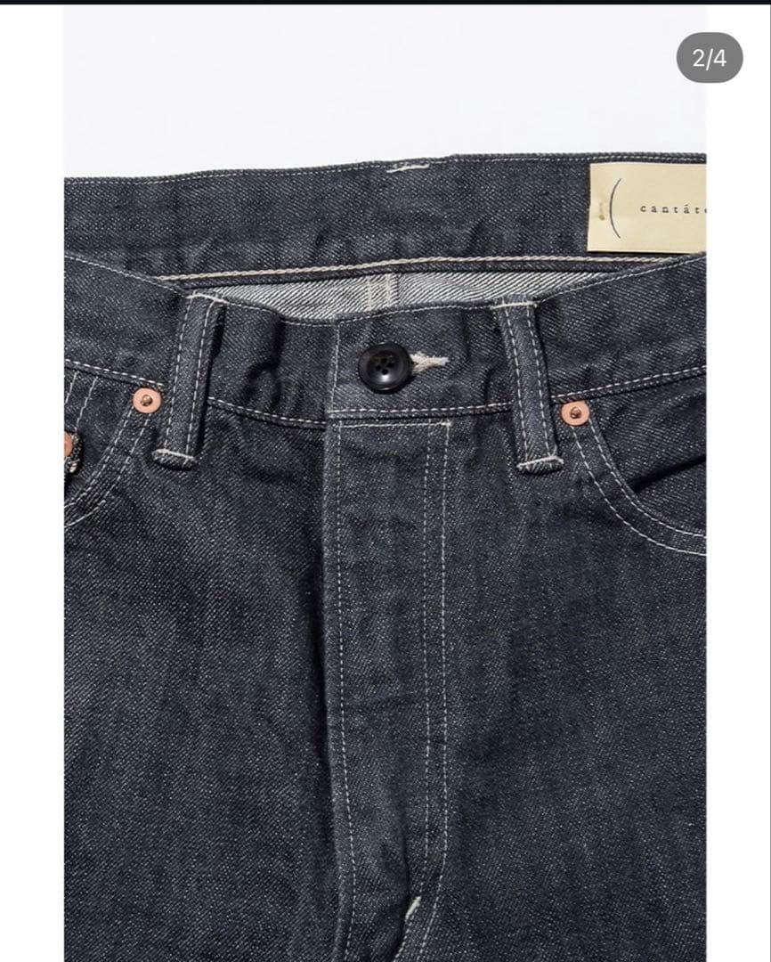 トオルcantate ストレートデニム　22AW