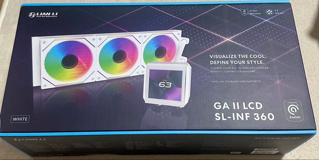 LIAN LI Galahad II LCD SL-INF 360 簡易水冷